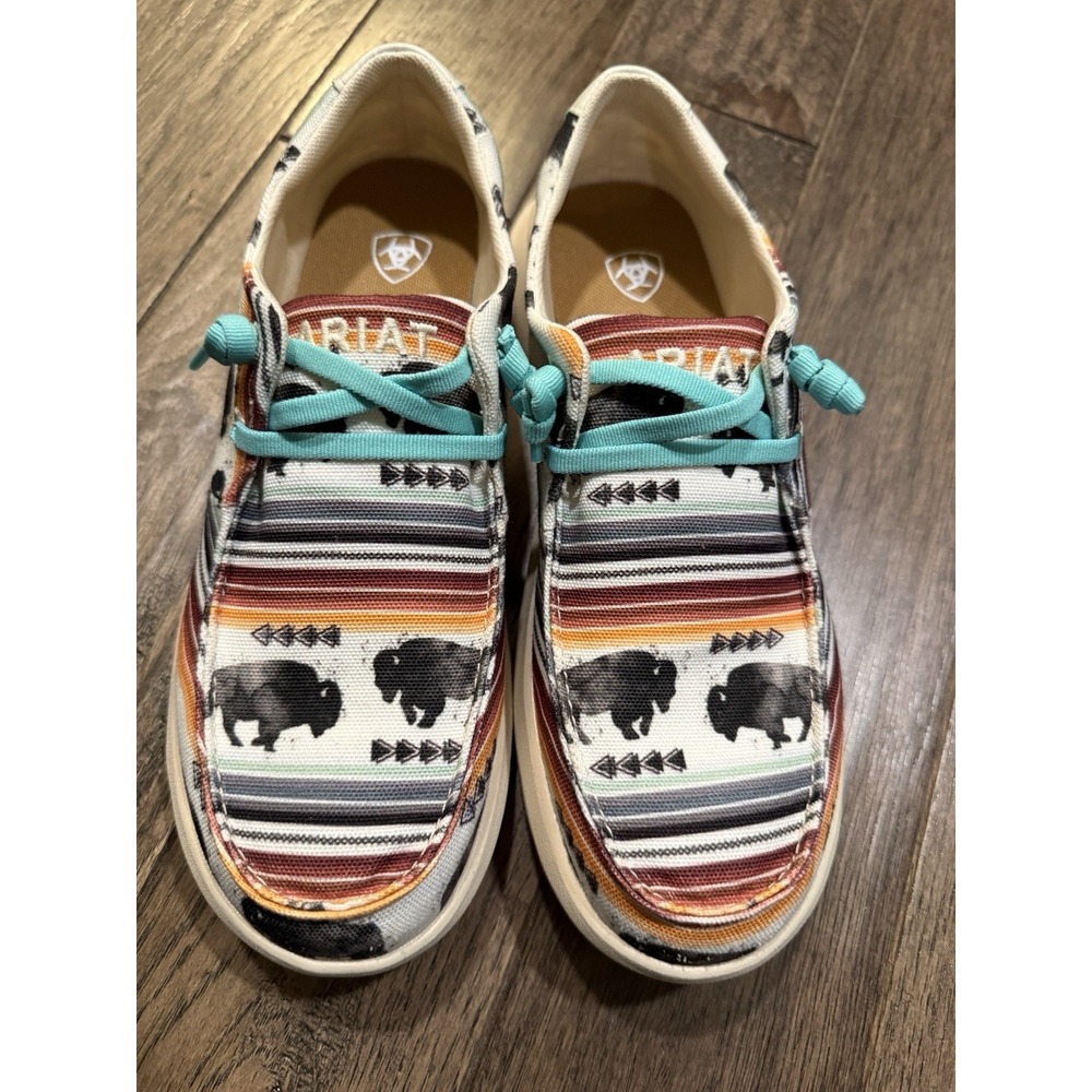 Ariat Women's Hilo‎ Buffalo Print Slip On Shoes Women's Size 7